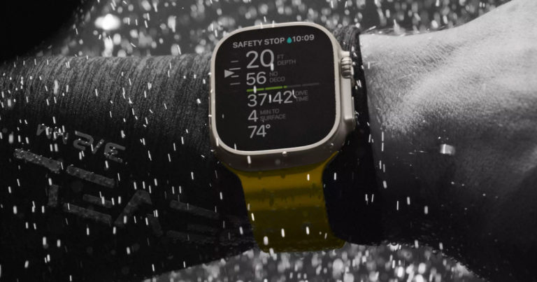 Как использовать приложение Apple Watch Ultra Depth