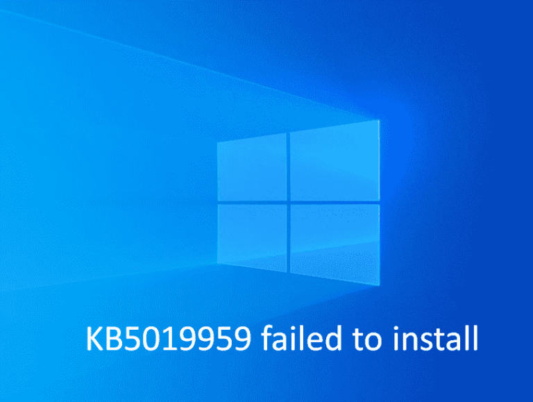 Исправить ошибку KB5019959 Не удалось установить в Windows 10 (решено!)