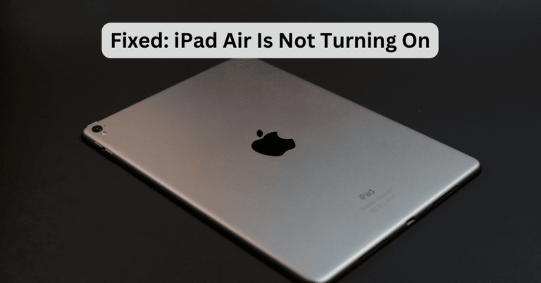 Исправлено: iPad Air не включается.